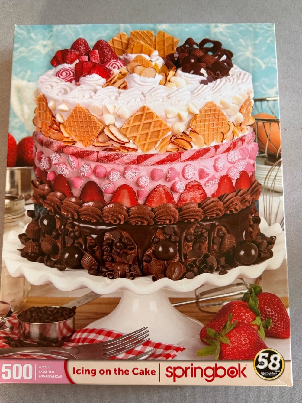 Springbok “Icing on the Cake” 500 piece jigsaw puzzle